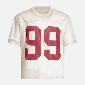 Concert Outfit Jersey Mesh Short-Sleeve T-Shirt