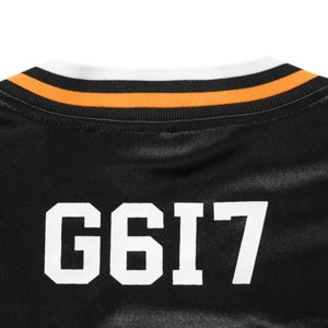 Concert Outfit Jersey Print Oversize V-Neck T-Shirt