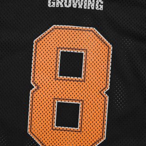 Concert Outfit Jersey Print Oversize V-Neck T-Shirt