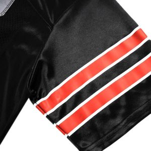 Concert Outfit Jersey Print V-Neck Oversize Short Sleeve T-Shirt