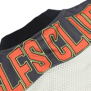 Concert Outfit Jersey Style Flame Print T-Shirt