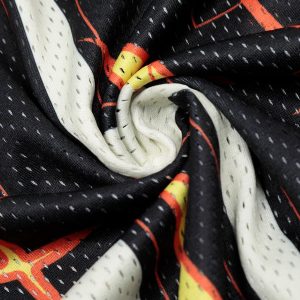 Concert Outfit Jersey Style Flame Print T-Shirt