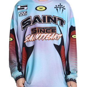 Concert Outfit Jersey Tie-Dye Long Sleeves T-Shirt