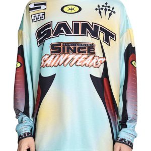 Concert Outfit Jersey Tie-Dye Long Sleeves T-Shirt