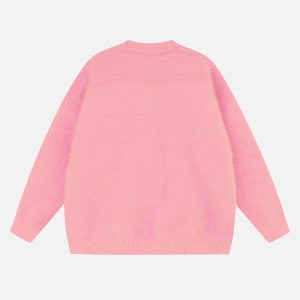 Concert Outfit Kitten Jacquard Mohair Sweater