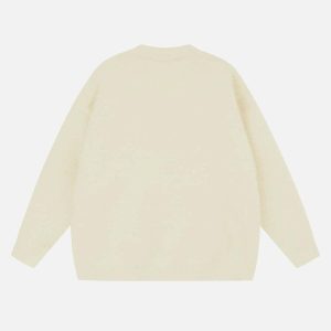 Concert Outfit Kitten Jacquard Mohair Sweater