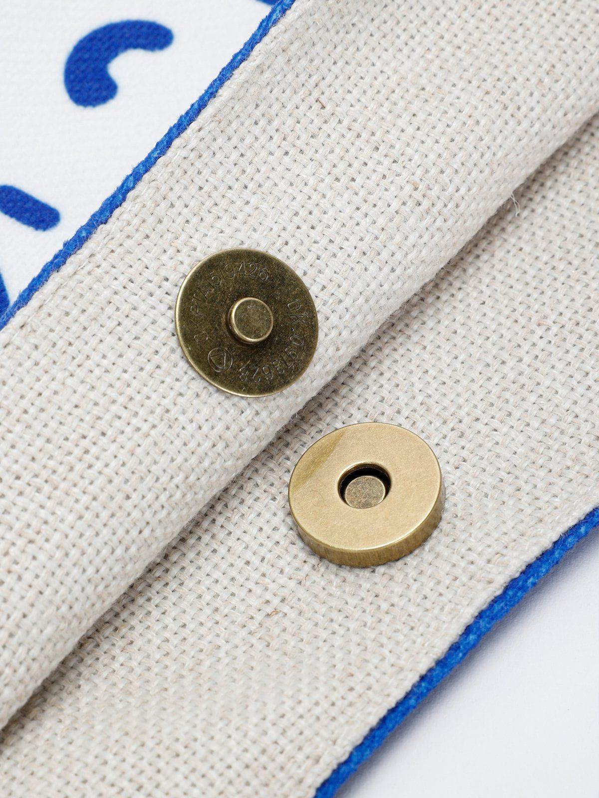 Concert Outfit Klein Blue Cartoon Pattern Canvas Bag Concert Outfit Klein Blue Cartoon Pattern Canvas Bag