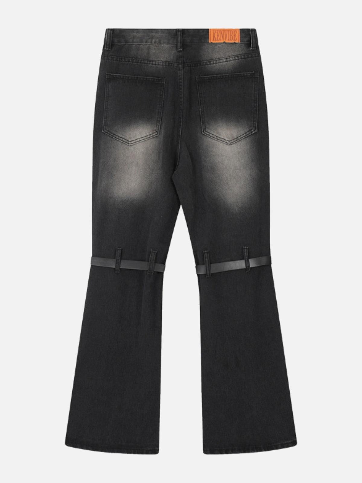 Concert Outfit Knee Belt Loose Jeans Concert Outfit Knee Belt Loose Jeans