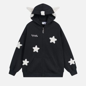 Concert Outfit Languid Charm Star Hoodie