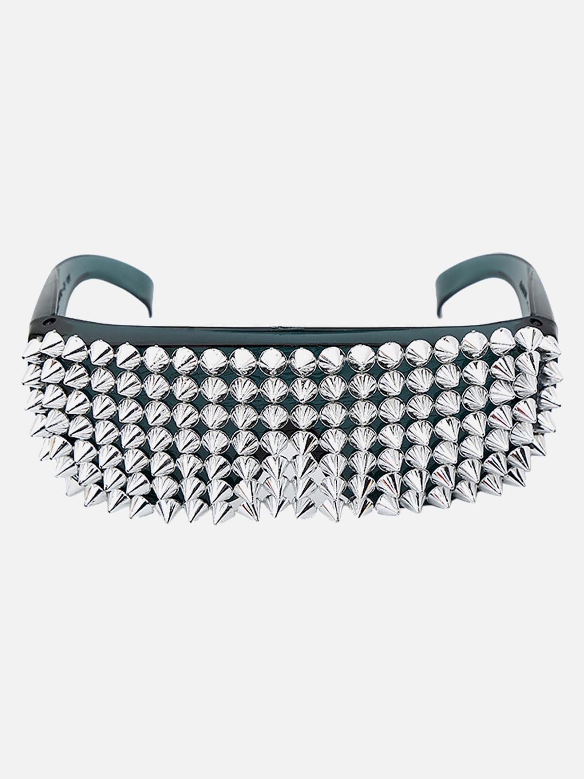 Concert Outfit Large Frame Outdoor Rivet Sunglasses Concert Outfit Large Frame Outdoor Rivet Sunglasses