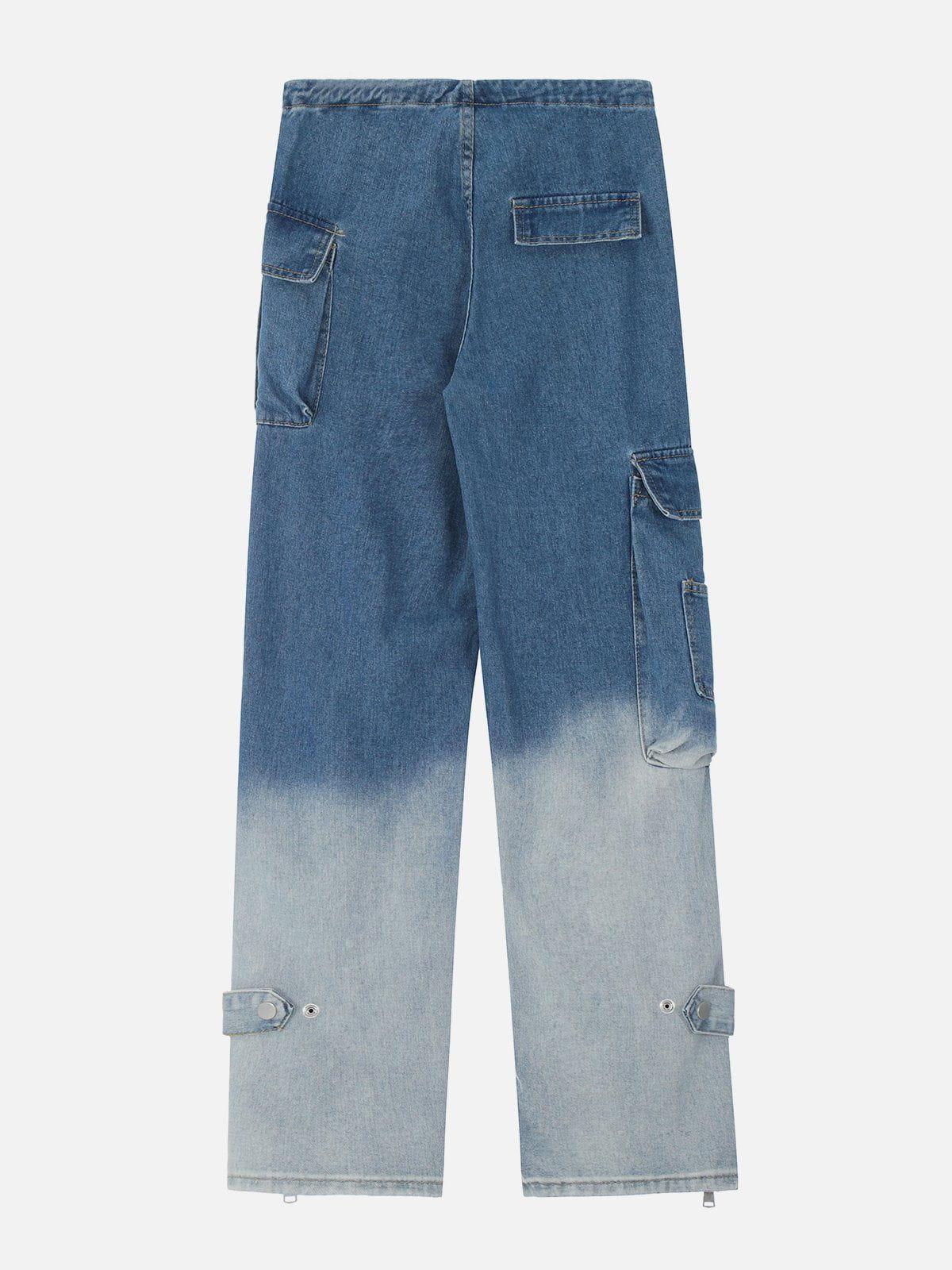 Concert Outfit Large Pocket Gradient Jeans Concert Outfit Large Pocket Gradient Jeans