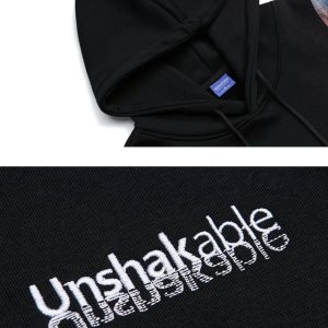 Concert Outfit Lazy Style Letter Embroidery Hoodie