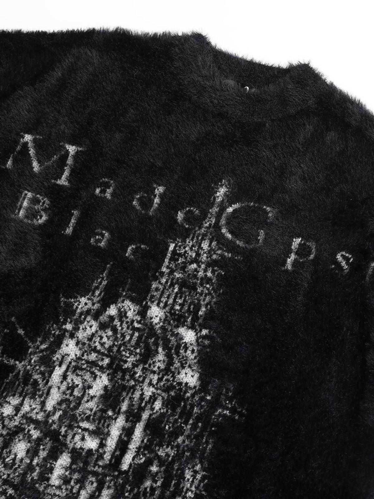 Concert Outfit Lazy Style Plus Velvet Print Sweater Concert Outfit Lazy Style Plus Velvet Print Sweater