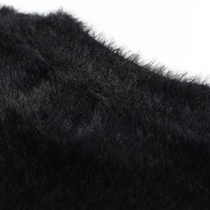 Concert Outfit Lazy Style Plus Velvet Print Sweater