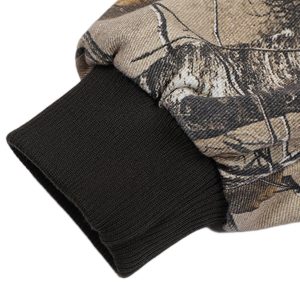 Concert Outfit Leaf Camouflage Baseball Bomber Jacket