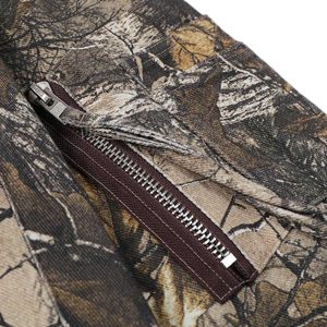 Concert Outfit Leaf Camouflage Baseball Bomber Jacket