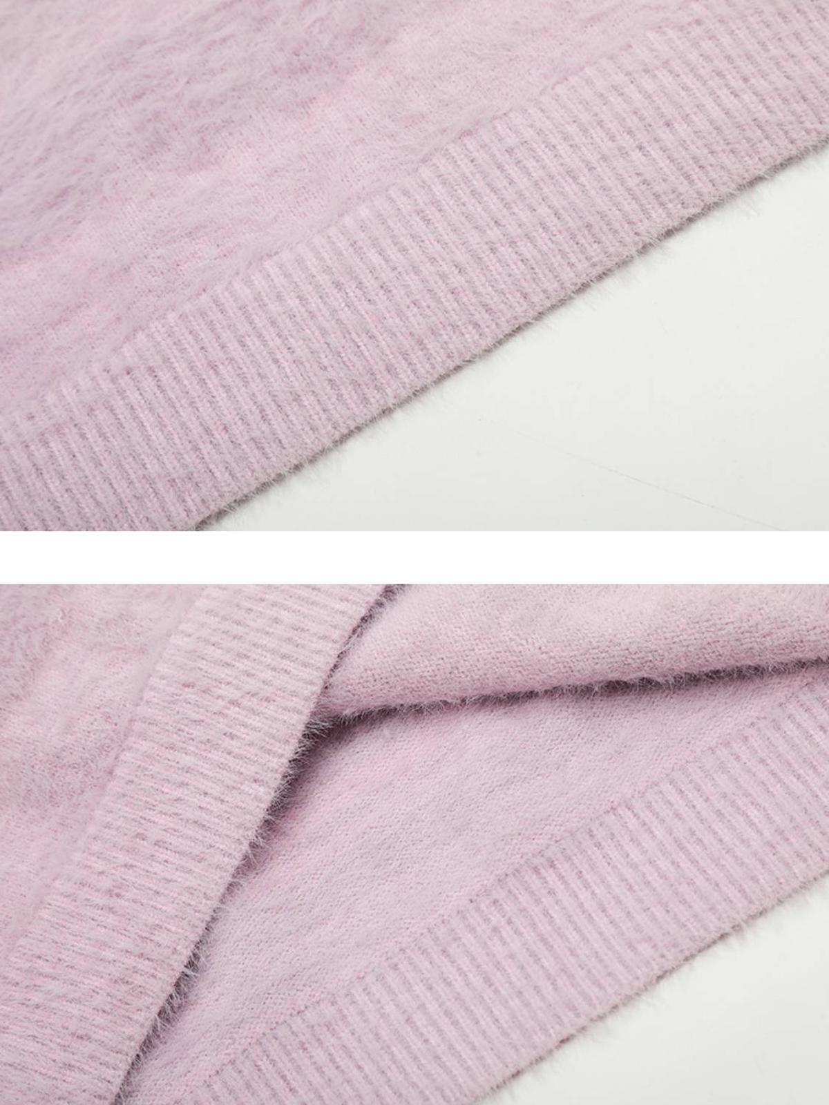 Concert Outfit Leisure Letter Round Neck Sweater Concert Outfit Leisure Letter Round Neck Sweater