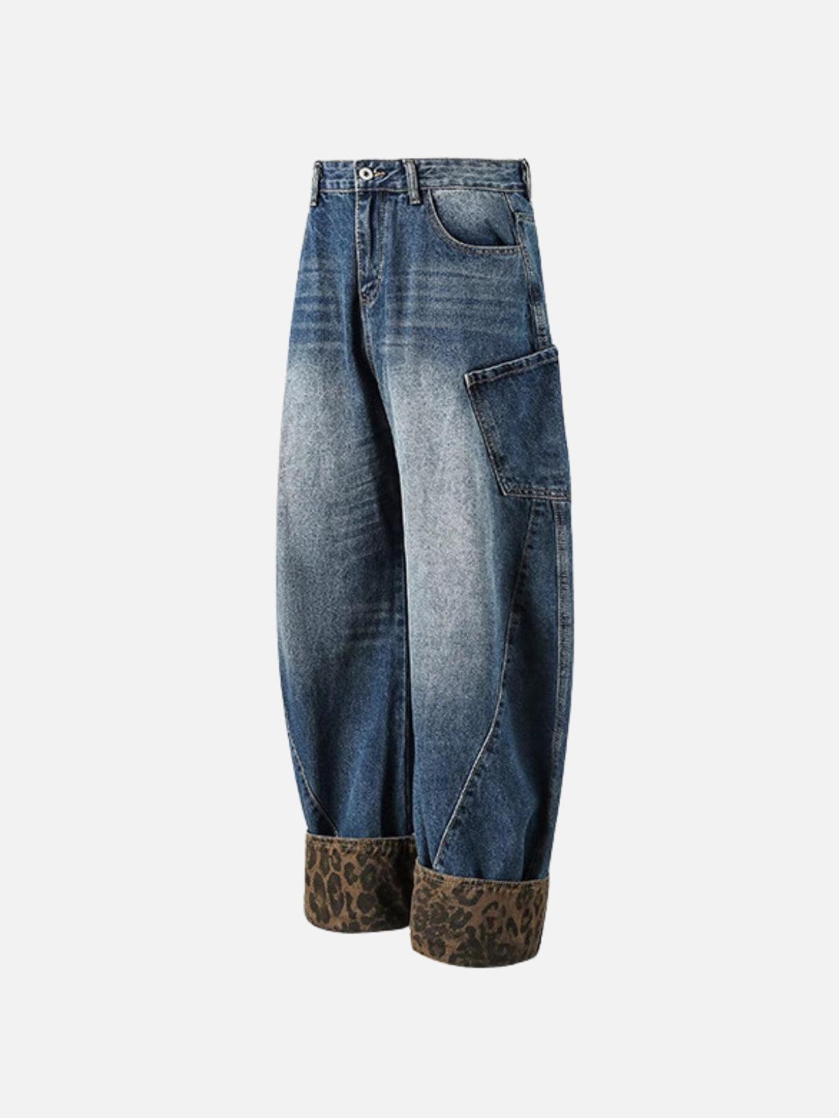 Concert Outfit Leopard Print Barrel Cuffed Jeans Concert Outfit Leopard Print Barrel Cuffed Jeans