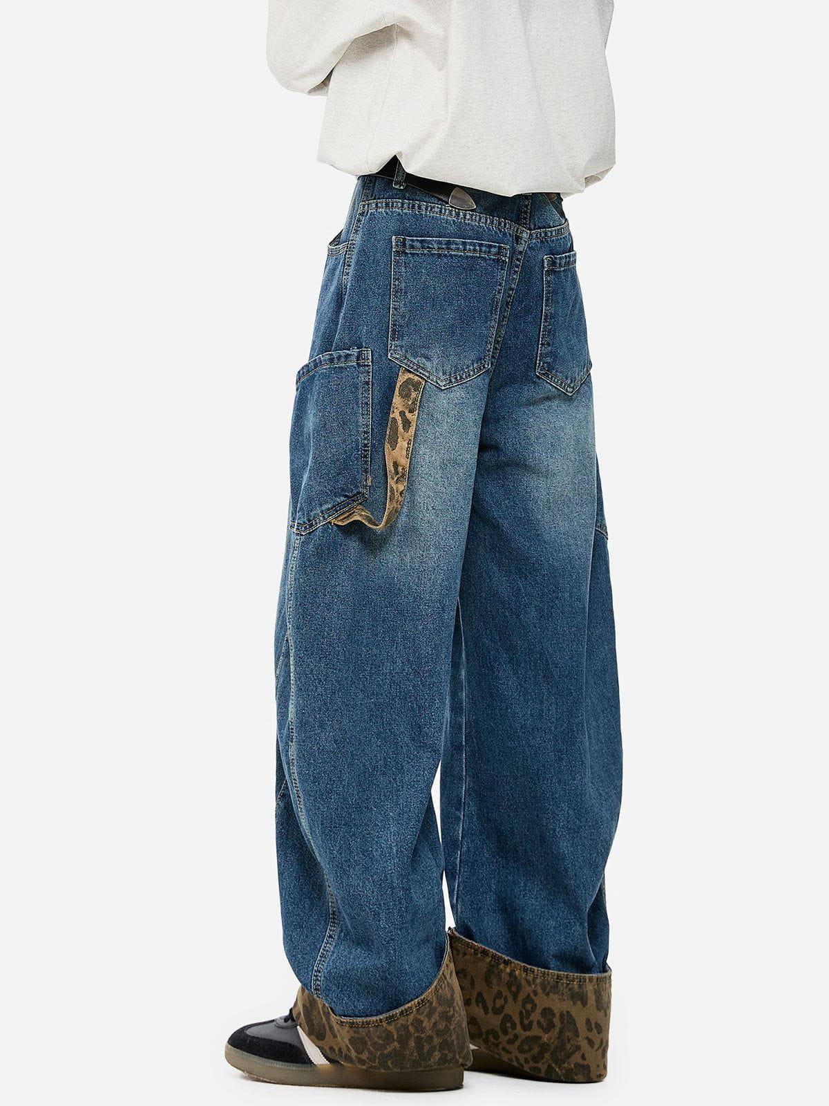 Concert Outfit Leopard Print Barrel Cuffed Jeans Concert Outfit Leopard Print Barrel Cuffed Jeans