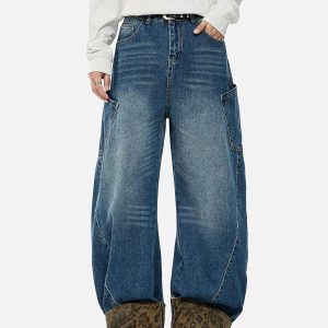 Concert Outfit Leopard Print Barrel Cuffed Jeans