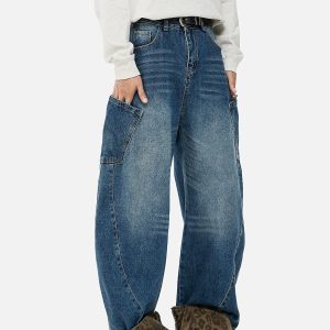Concert Outfit Leopard Print Barrel Cuffed Jeans