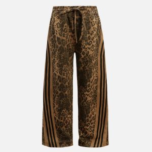 Concert Outfit Leopard Stripe Sweatpants