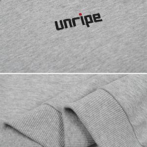 Concert Outfit Letter Back Printed Stand Collar Sweatshirt