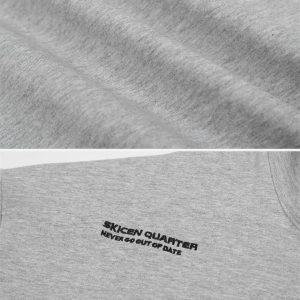 Concert Outfit Letter Back Printed Stand Collar Sweatshirt