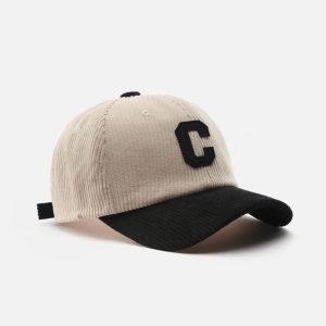 Concert Outfit Letter C Patchwork Hat