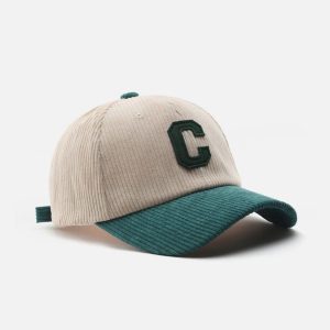 Concert Outfit Letter C Patchwork Hat