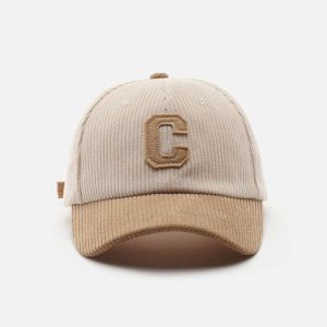 Concert Outfit Letter C Patchwork Hat