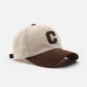Concert Outfit Letter C Patchwork Hat