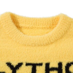 Concert Outfit Letter Graphic Sweater