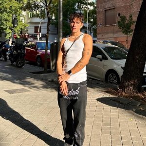 Concert Outfit Letter Lucky Clover Embroidered Baggy Jeans