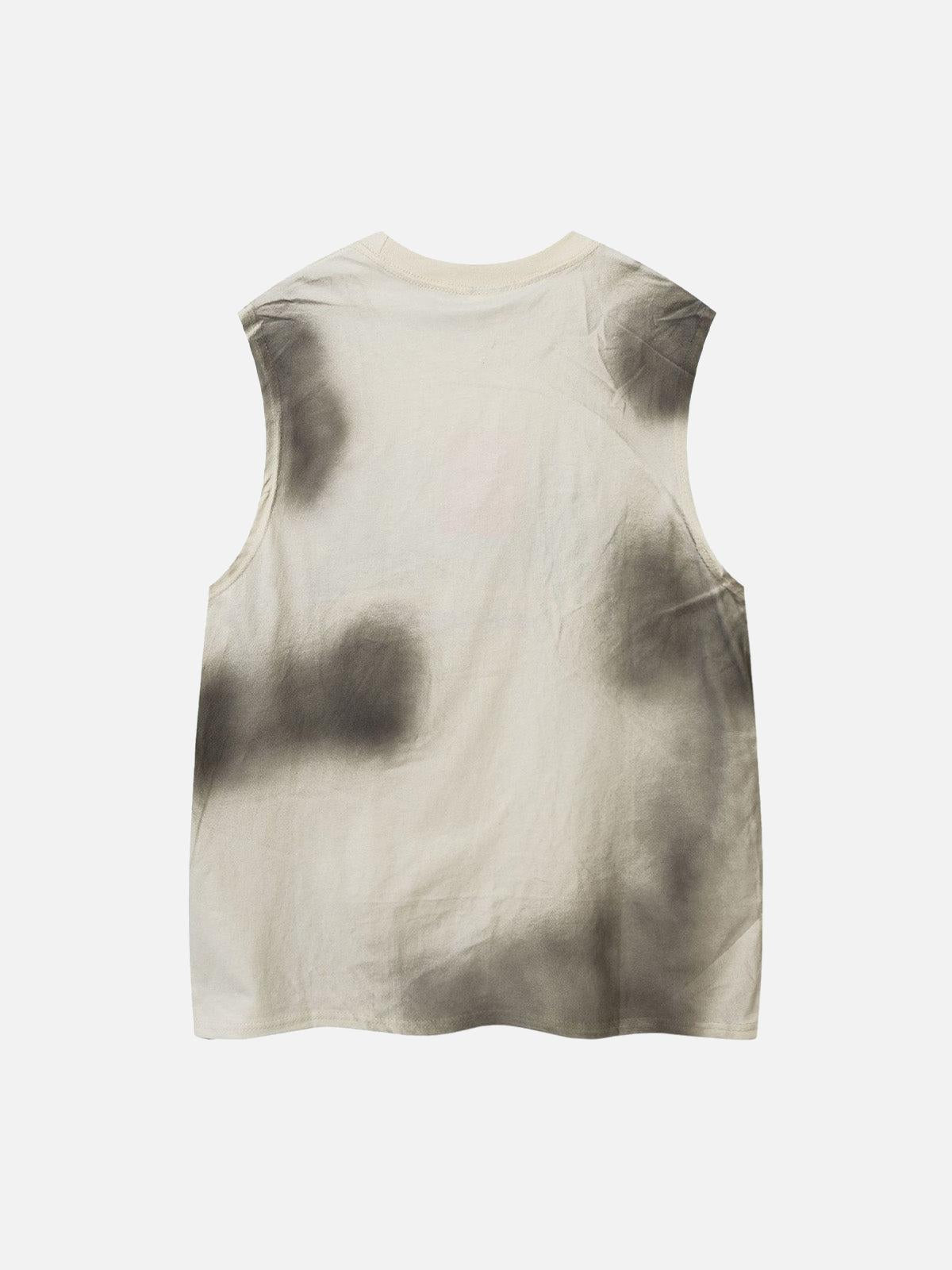 Concert Outfit Letter Patchwork Gradient Tank Top Concert Outfit Letter Patchwork Gradient Tank Top