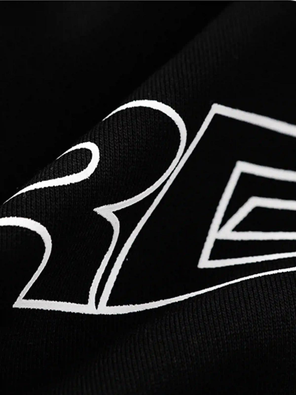 Concert Outfit Letter Print Line Design Hoodie Concert Outfit Letter Print Line Design Hoodie