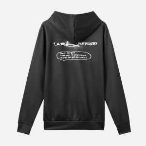Concert Outfit Line Painted Character Hoodie