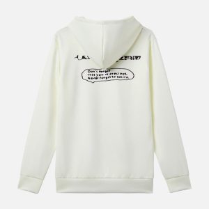 Concert Outfit Line Painted Character Hoodie