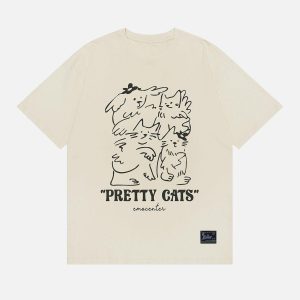 Concert Outfit Line Print Tee