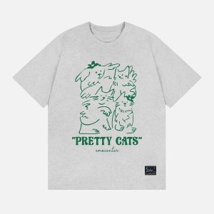 Concert Outfit Line Print Tee