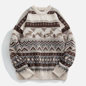 Concert Outfit Loose Vintage Sweater