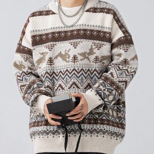 Concert Outfit Loose Vintage Sweater