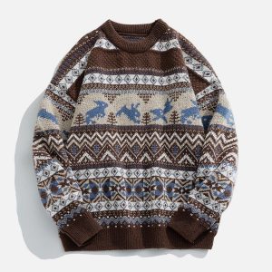 Concert Outfit Loose Vintage Sweater