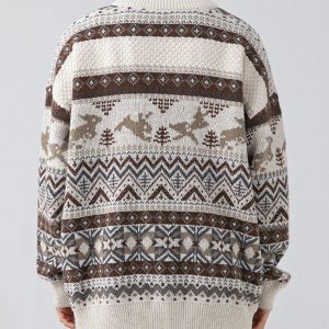 Concert Outfit Loose Vintage Sweater