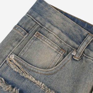 Concert Outfit Loose Wide Leg Cat Whisker Jeans