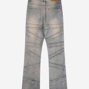 Concert Outfit Loose Wide Leg Cat Whisker Jeans