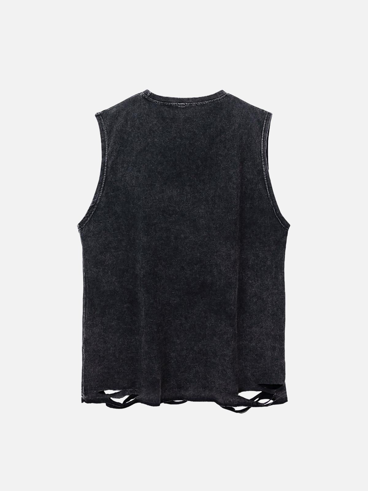 Concert Outfit Love Cross Street Rap Sleeveless Vest Concert Outfit Love Cross Street Rap Sleeveless Vest