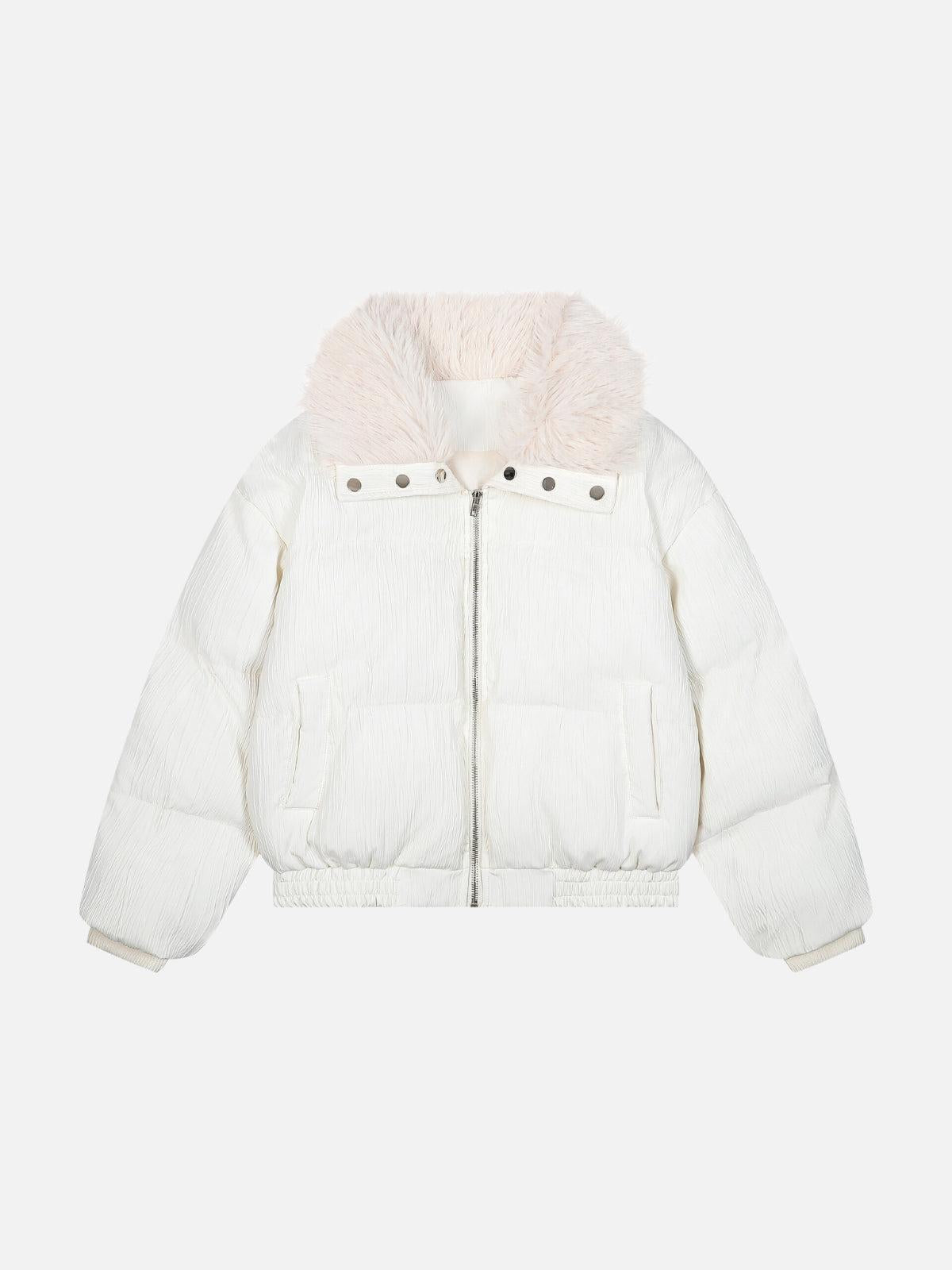 Concert Outfit Luxe Collar Puffer Coat Concert Outfit Luxe Collar Puffer Coat