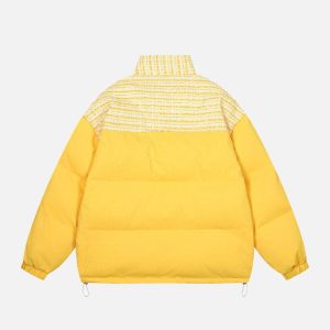 Concert Outfit Luxe Quilted Lapel Coat