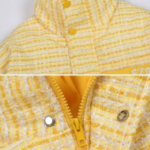 Concert Outfit Luxe Quilted Lapel Coat